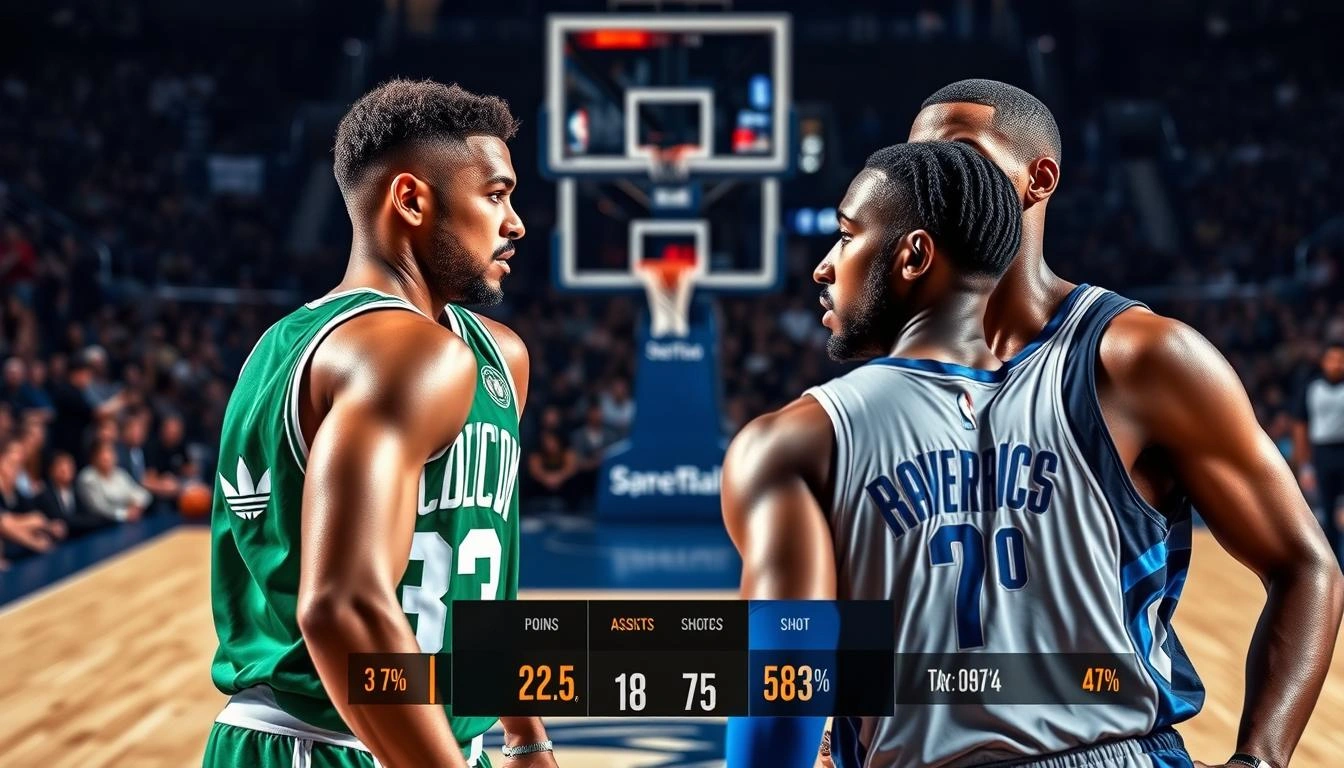 boston celtics vs dallas mavericks match player stats